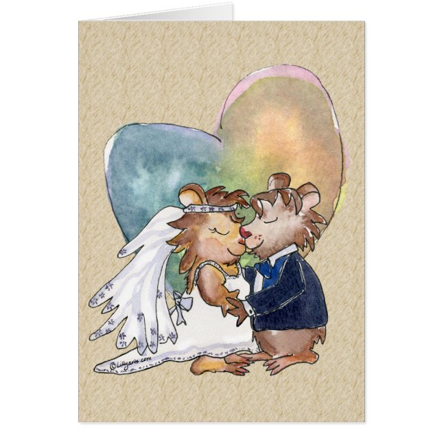 Cartoon Wedding Dance Couple (Front)