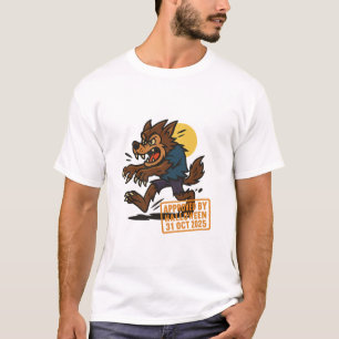 Cartoon Werewolf – Approved by Halloween T-Shirt