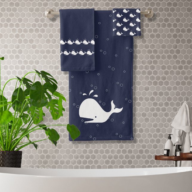 Cartoon Whale Ocean Blue (Créateur téléchargé)
