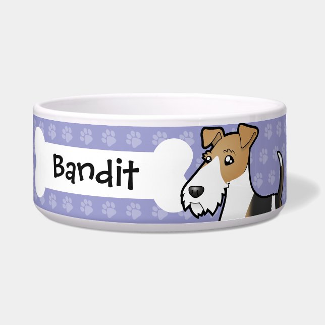 Cartoon Wire Fox Terrier (Front)