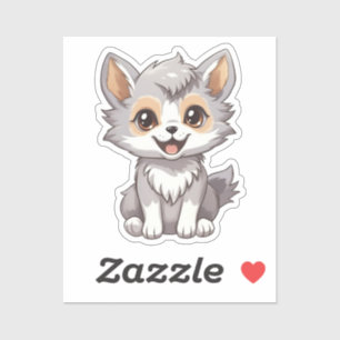Cartoon wolf