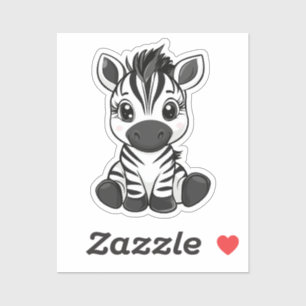Cartoon zebra illustration