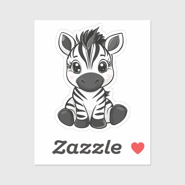 Cartoon zebra illustration (Sheet)