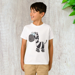 Cartoon Zebra T-Shirt
