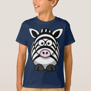 Cartoon Zebra Tee