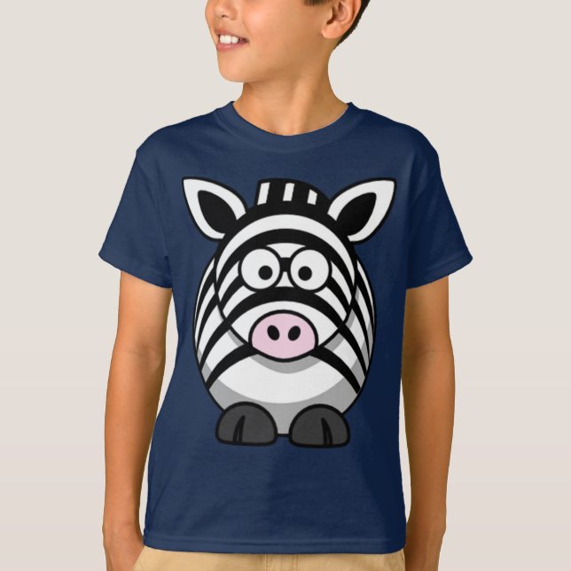Cartoon Zebra Tee (Front)