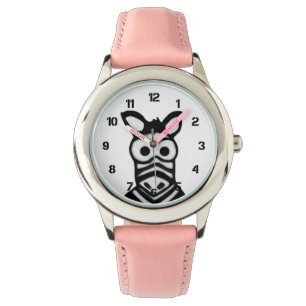 Cartoon Zebra Watch