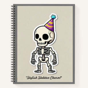"Cartoonish Spooky Charm" Notebook