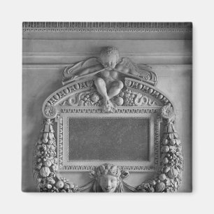 Cartouche from the Caryatids' Tribune Magnet
