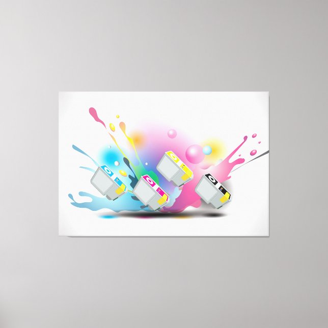 Cartridge ink canvas print (Front)