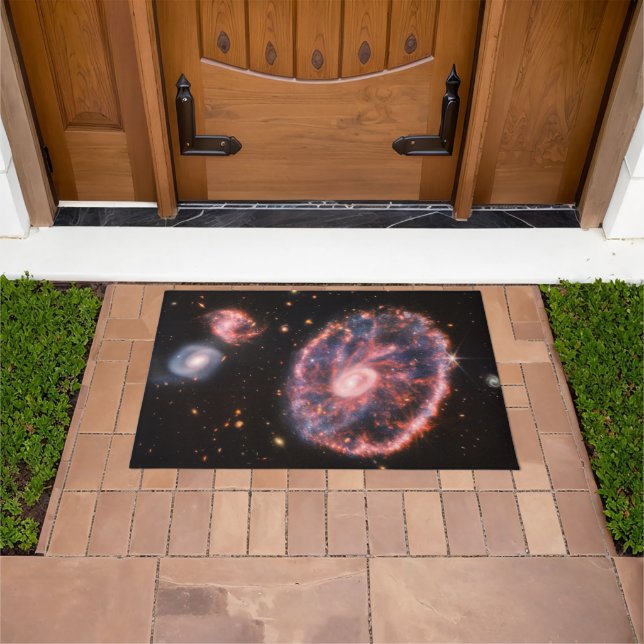 Cartwheel Galaxy, James Webb Space Telescope Doormat (Outdoor)