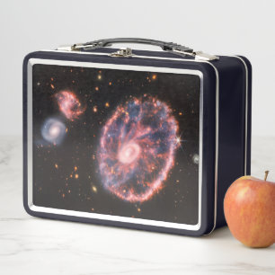Cartwheel Galaxy, James Webb Space Telescope Metal Lunch Box