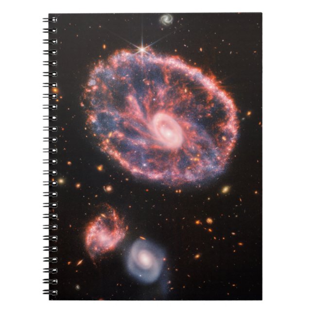 Cartwheel Galaxy, James Webb Space Telescope Notebook (Front)