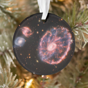 Cartwheel Galaxy, James Webb Space Telescope Ornament