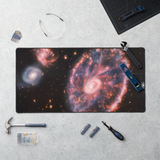 Cartwheel Galaxy, James Webb Télescope Spatial (Poste de travail)