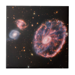 Cartwheel Galaxy JWST James Webb Space Telescope Tile