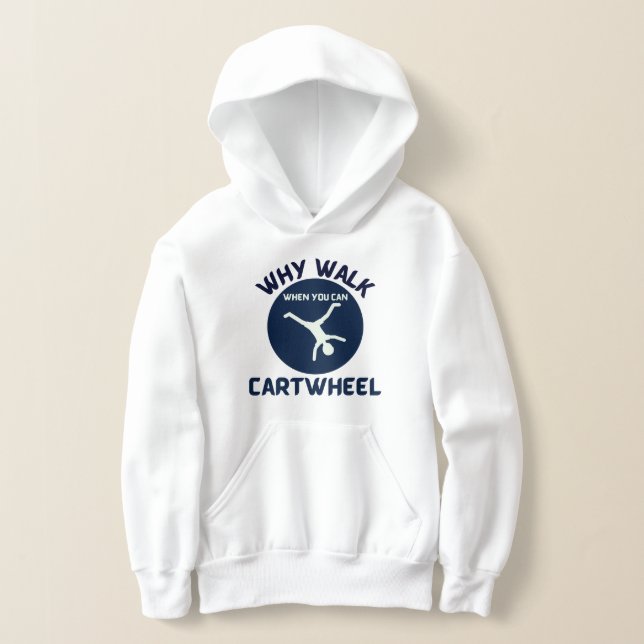 cartwheel why walk when you can cartwheel blue  (Laydown)