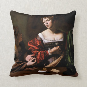 Carvaggio Art Work Throw Pillow