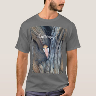 Carved angel in tree Thunder Cove T-Shirt