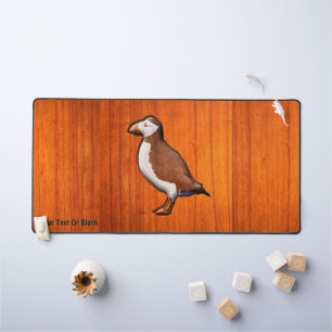 Carved Atlantic Puffin Desk Mat
