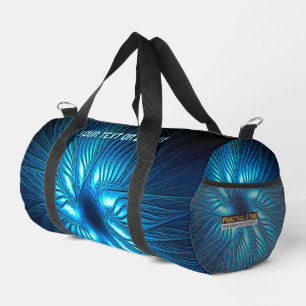 Carved Blue Star Duffle Bag