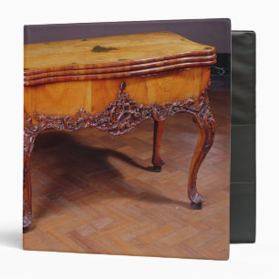 Carved card or games table binder