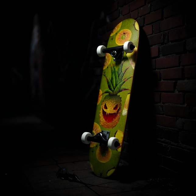 Carved Halloween  Pineapple Skateboard (Creator Uploaded)