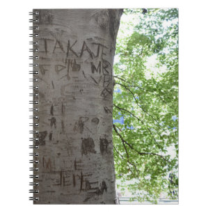 Carved in a Tree Central Park Nature Photography Notebook
