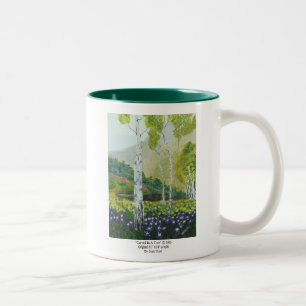 Carved In A Tree Two-Tone Coffee Mug