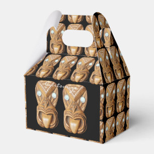 Carved Maori Tiki Face Thunder_Cove Favor Box