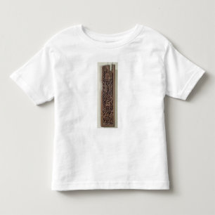 Carved panel decorated with a lute player toddler t-shirt