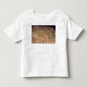 Carved petroglyph depicting figures toddler t-shirt