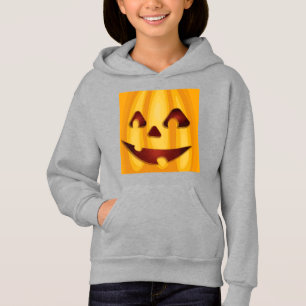 Carved pumpkin smiling Halloween design