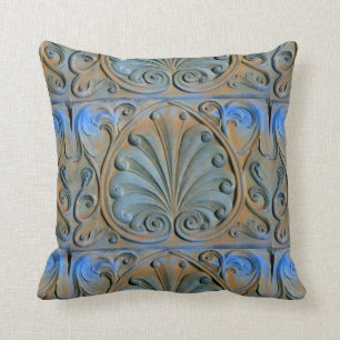 carved stone pillow
