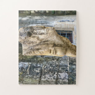 Carved Stone Sculpture   Ragusa Sicily Jigsaw Puzzle