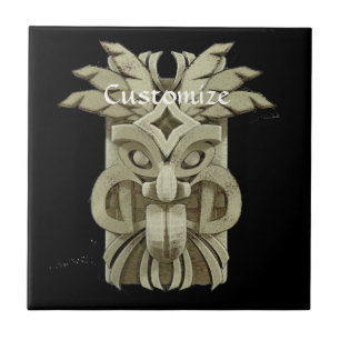 Carved Tiki Sculpture Thunder_Cove Tile