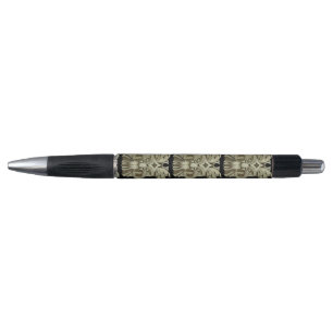Carved Tiki Sculpture Thunder Pen