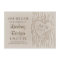 carved tree rustic save the date cards