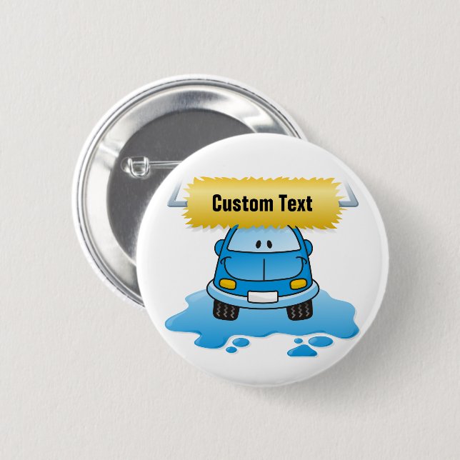 Carwash 2 Inch Round Button (Front & Back)
