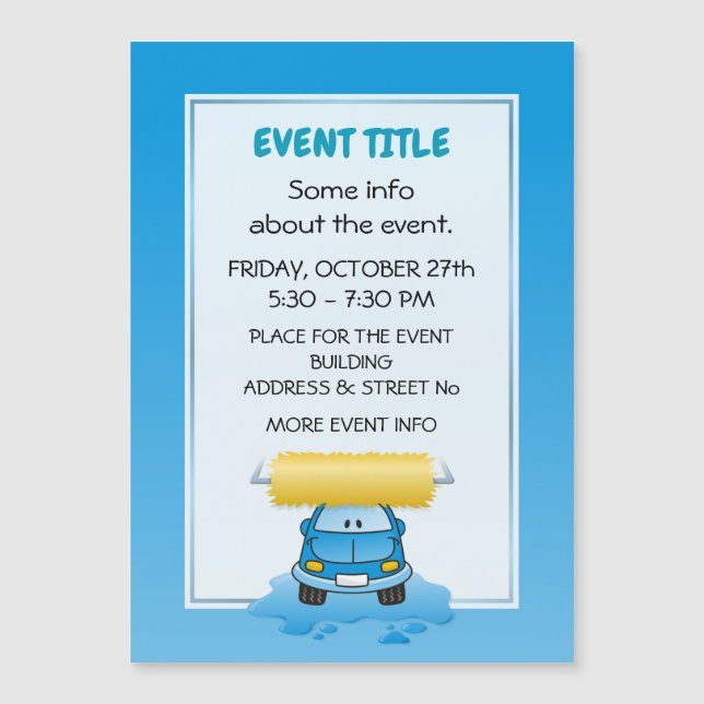 Carwash Cartoon (Front)