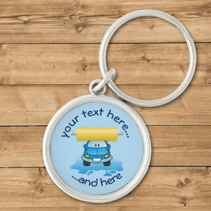 Carwash cartoon keychain