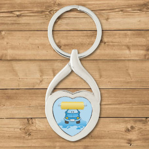 Carwash cartoon keychain