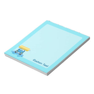 Carwash cartoon notepad