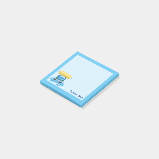 Carwash Cartoon Post-it Notes (Angled)