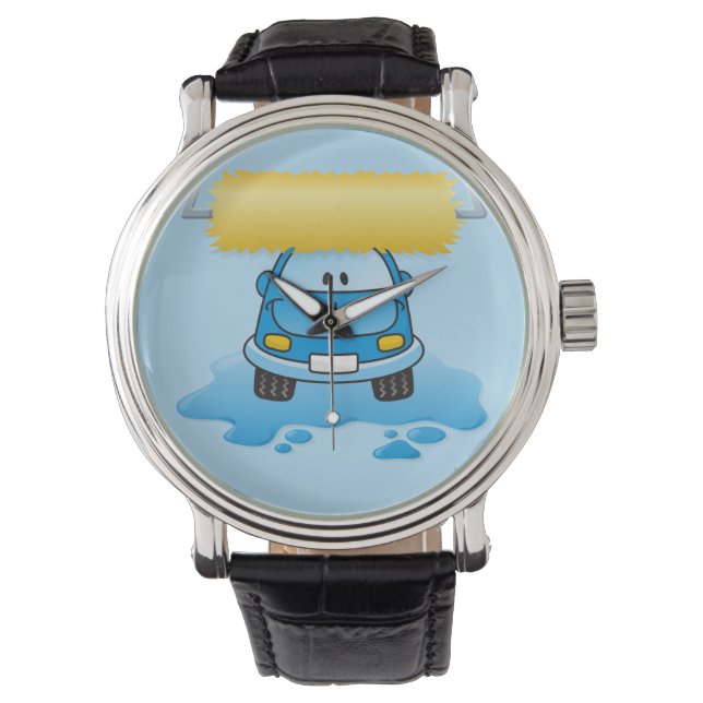 Carwash cartoon watch (Front)