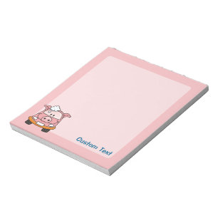 Carwash Pig Cartoon Notepad