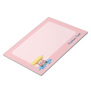 Carwash Pig Cartoon Notepad