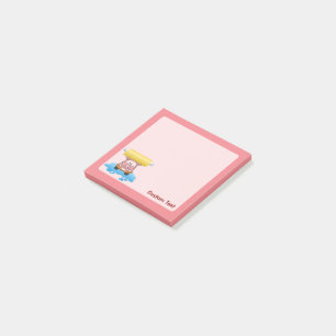 Carwash Pig Cartoon Post-it Notes