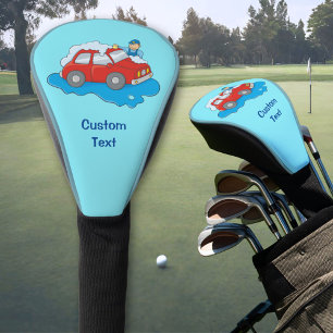 Carwashing Man Golf Head Cover