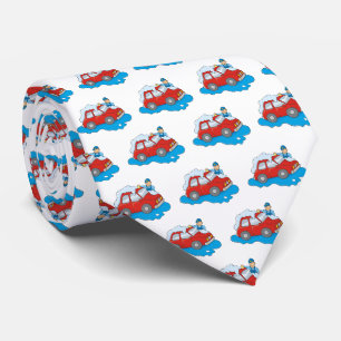 Carwashing Man Tie